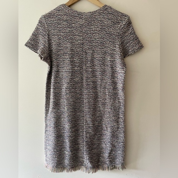 Zara Tweed Rainbow Frill Dress with Pearl Detail - Picture 4 of 7